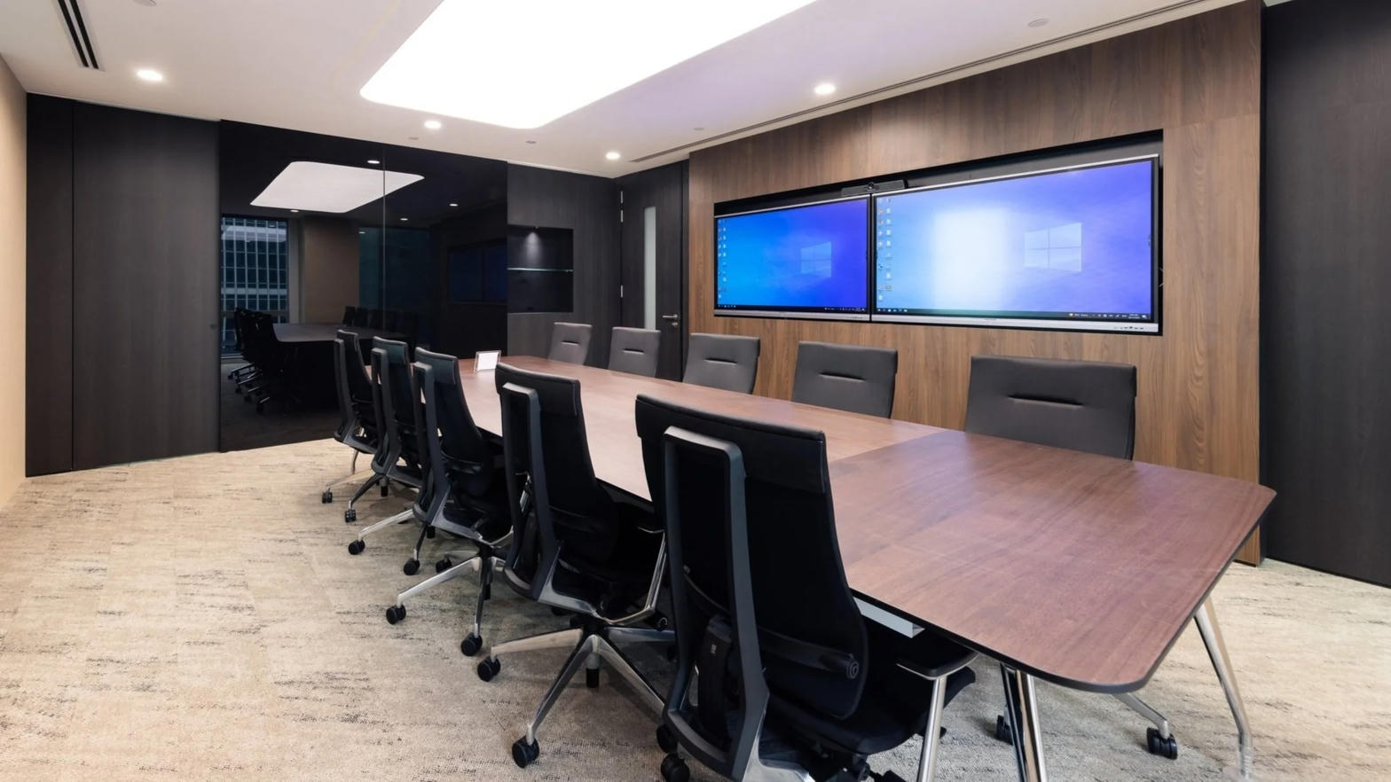 Rooms & collaboration — Boardroom bars, conference phones, and huddle kits — provisioned onto the same voice tenant.